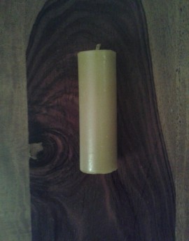 EKO-BARĆ Świeca z wosku pszczelego walec wąski niski