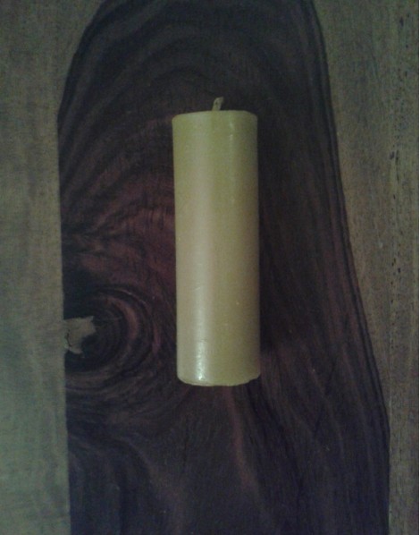 EKO-BARĆ Świeca z wosku pszczelego walec wąski niski