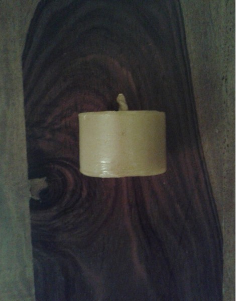 EKO-BARĆ Świeca z wosku pszczelego walec szeroki niski