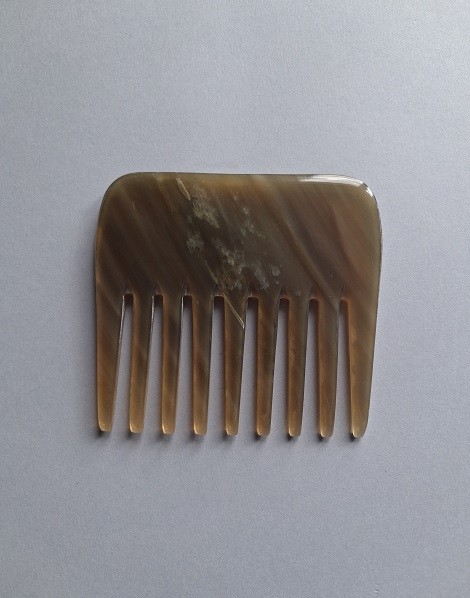 HORNVAREFABRIKKEN Rogowy grzebień do włosów kwadratowy A