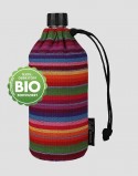 EMIL Ekologiczna butelka w kolorowe paski 400 ml